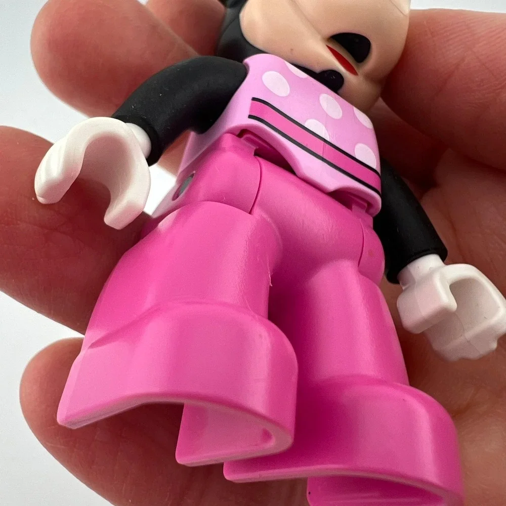 LEGO DUPLO Minnie Mouse Figure‎ Pink Polka Dot Outfit Disney Toy
